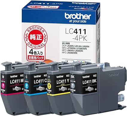 使用済みインク、互換品と純正　98 個 MFC-J939DN/DWN対応インクLC411｜純正・互換品情報を解説 - インク